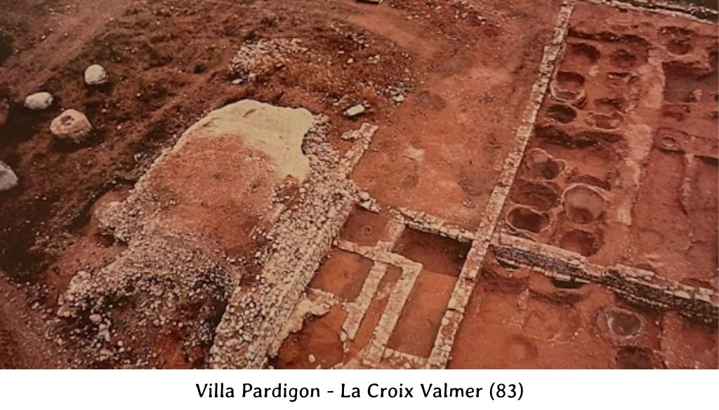 Villa, Villa pardigon, La Croix Valmer, Maison Romaine, histoire, viticulture, vignes, vins, raisins